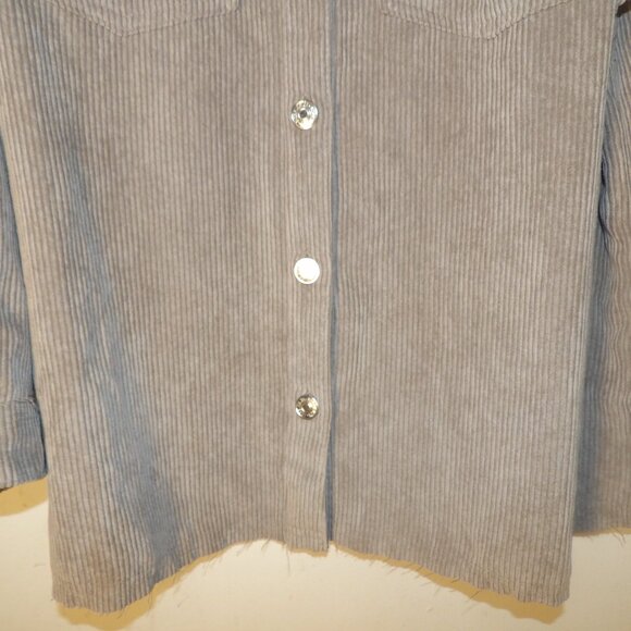 Forever 21 Corduroy Lightweight Shacket Oversized Sz S - Picture 3 of 7